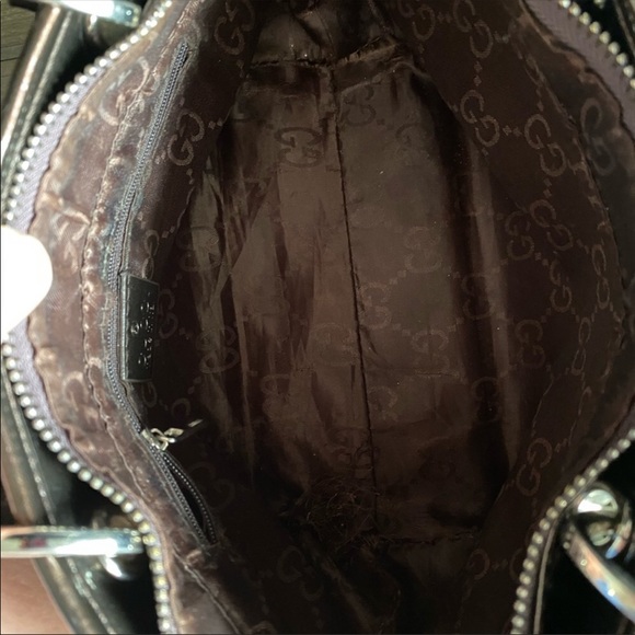 Gucci Vintage brown leather hobo bag - Picture 3 of 5